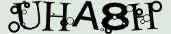 Darstellung des Captcha-Codes.
