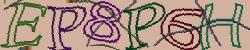 Darstellung des Captcha-Codes.