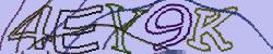 Darstellung des Captcha-Codes.