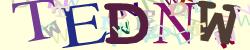 Darstellung des Captcha-Codes.