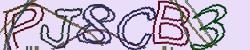 Darstellung des Captcha-Codes.
