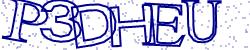 Darstellung des Captcha-Codes.