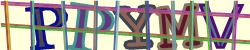 Darstellung des Captcha-Codes.