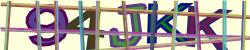 Darstellung des Captcha-Codes.