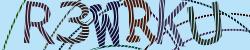 Darstellung des Captcha-Codes.