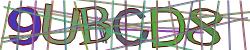 Darstellung des Captcha-Codes.